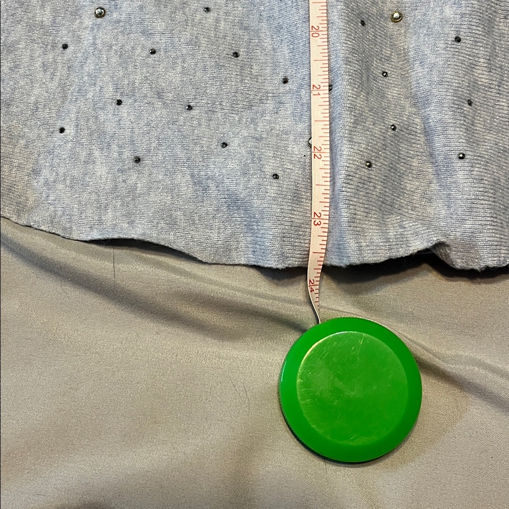Vila Milano Light blue Studded Sweatshirt - Picture 4 of 4
